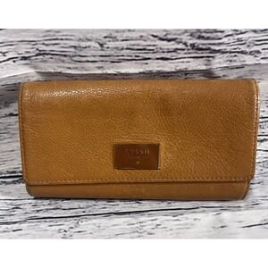 Fossil Wallet‎ Trifold Wallet Card Holder Ladies Wallet Leather